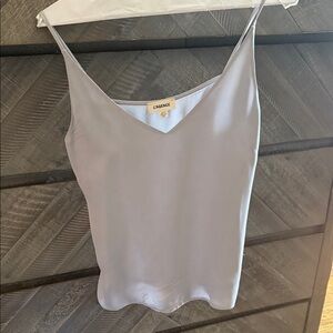 L'AGENCE Light Gray Camisole Top